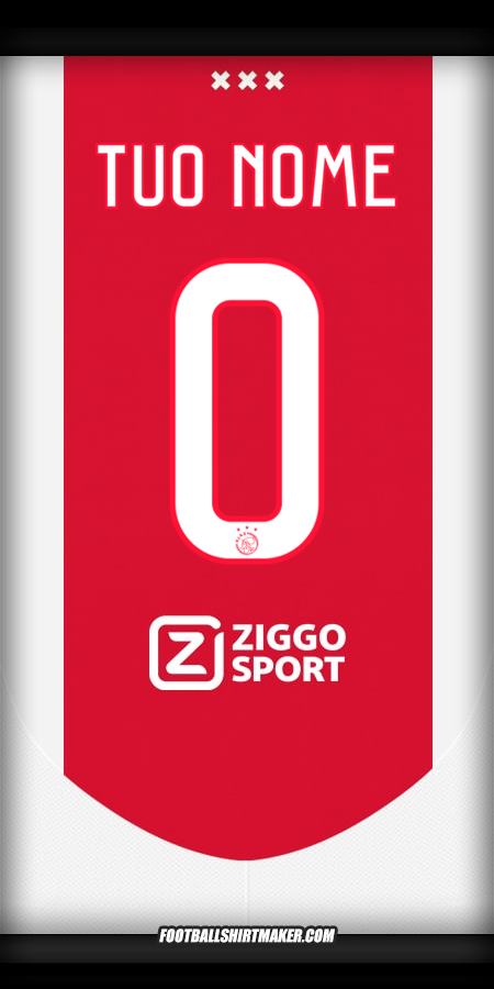 Maglia AFC Ajax 2024/2025 -  tuo nome - 0