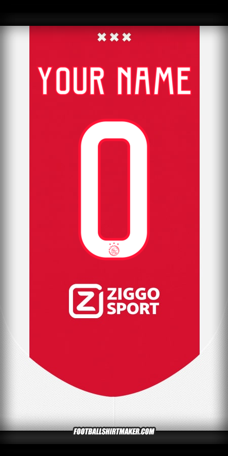 Jersey AFC Ajax 2024/2025 -  your name - 0