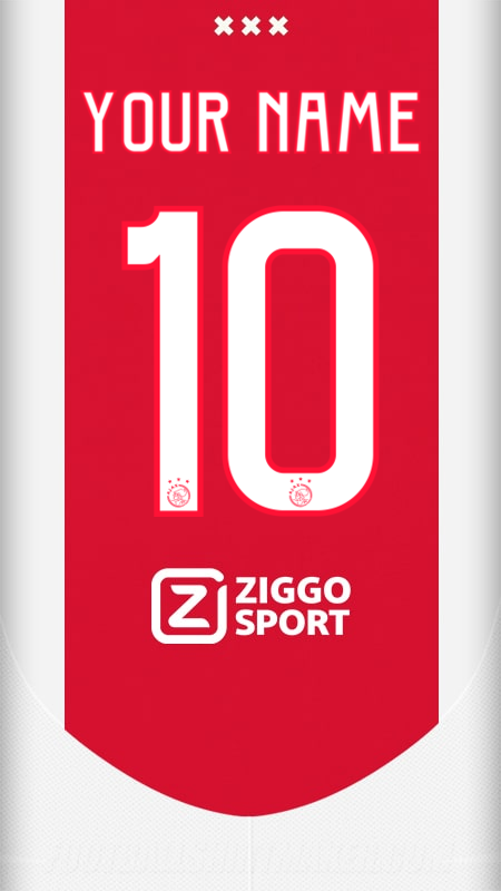 AFC Ajax 2024/2025 jersey number 10 your name