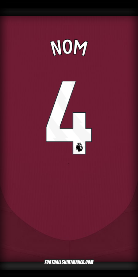 Maillot Aston Villa FC 2024/2025 -  nom - 4