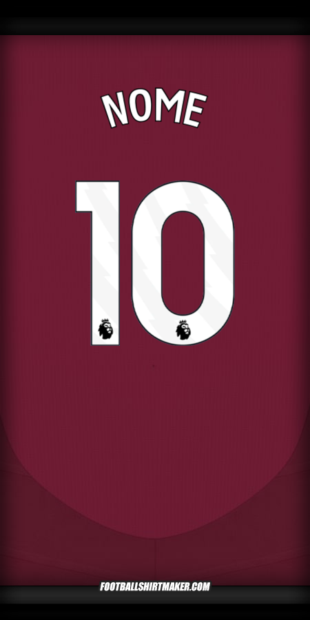 Maglia Aston Villa FC 2024/2025 -  nome - 10