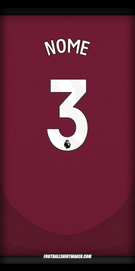 Maglia Aston Villa FC 2024/2025 -  nome - 3