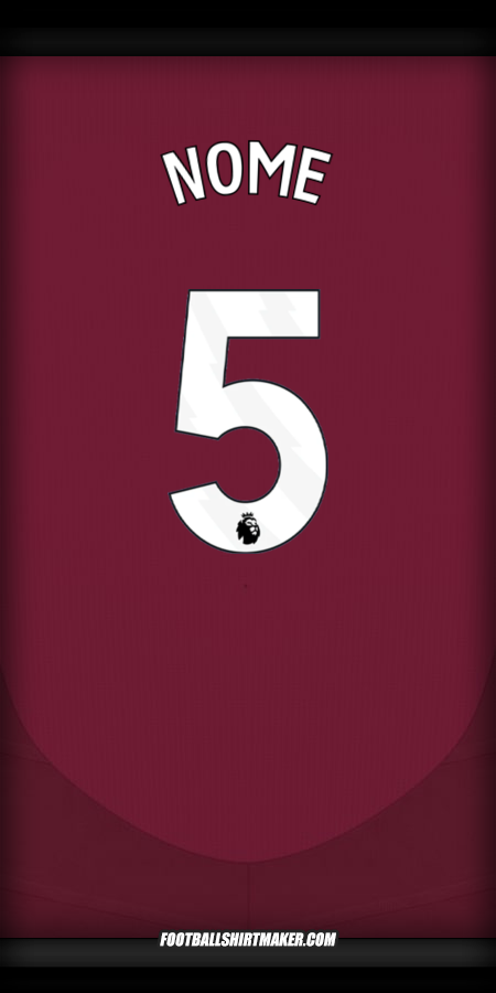 Camisola Aston Villa FC 2024/2025 -  nome - 5