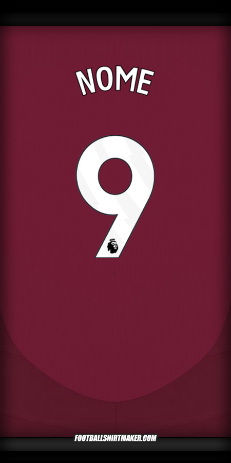 Maglia Aston Villa FC 2024/2025 -  nome - 9