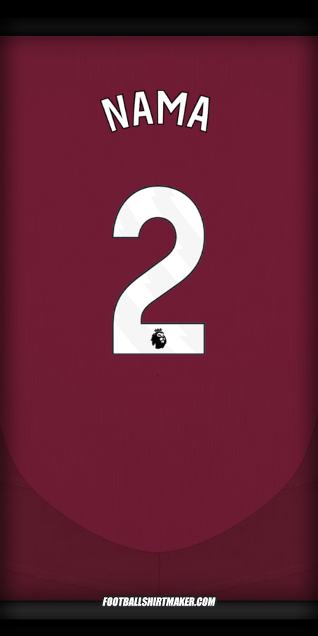 Jersey Aston Villa FC 2024/2025 -  nama - 2