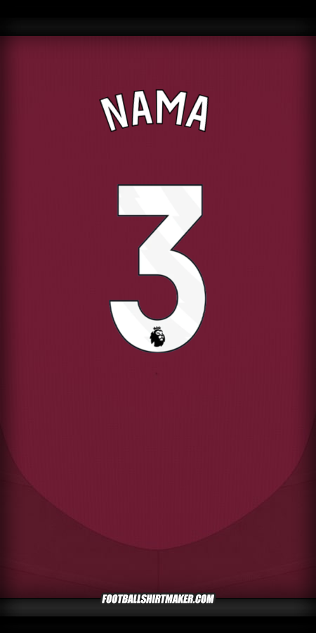 Jersey Aston Villa FC 2024/2025 -  nama - 3