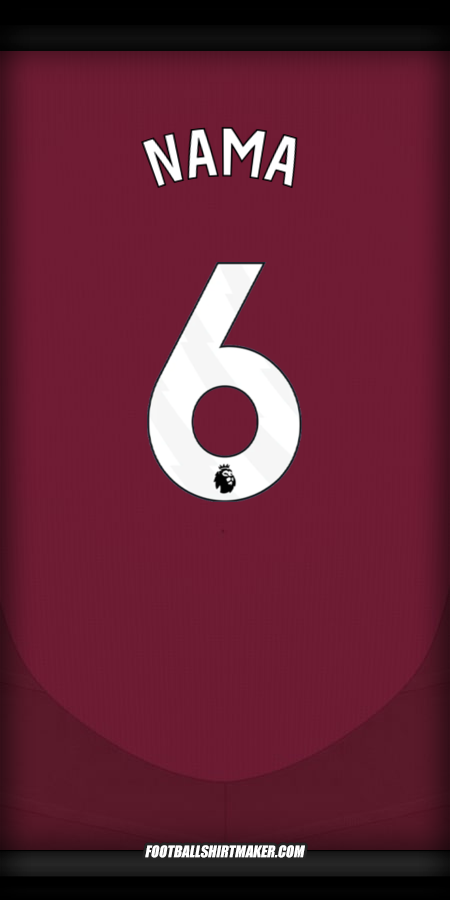 Jersey Aston Villa FC 2024/2025 -  nama - 6
