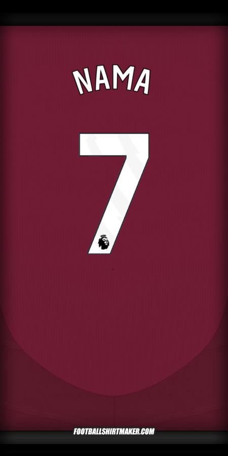 Jersey Aston Villa FC 2024/2025 -  nama - 7