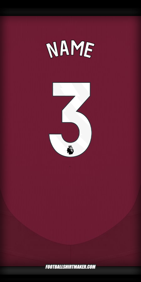 Jersey Aston Villa FC 2024/2025 -  name - 3