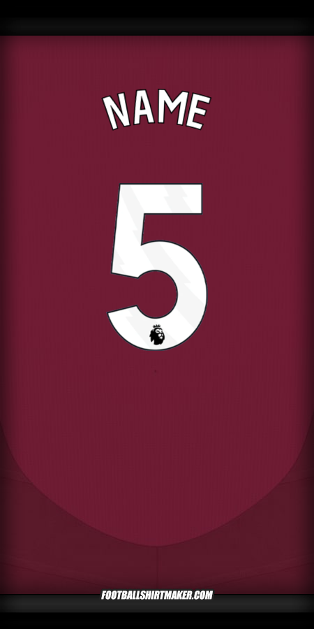 Jersey Aston Villa FC 2024/2025 -  name - 5