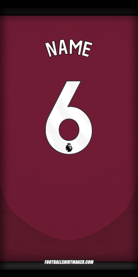 Trikot Aston Villa FC 2024/2025 -  name - 6