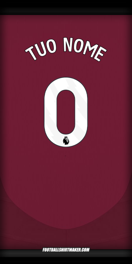 Maglia Aston Villa FC 2024/2025 -  tuo nome - 0