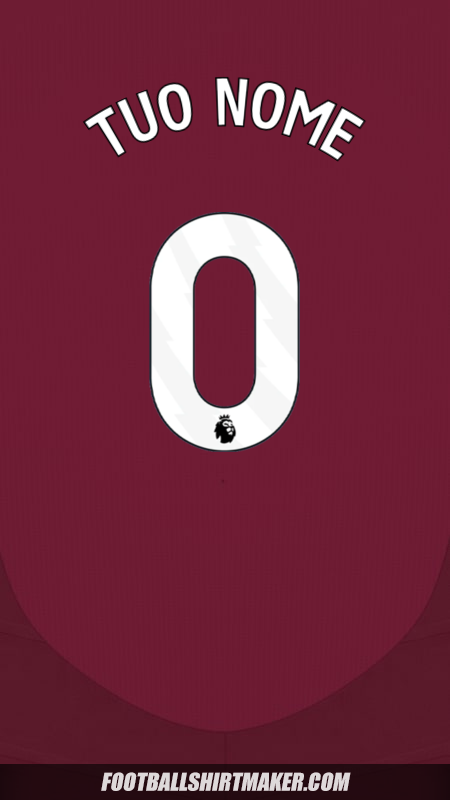 Maglia Aston Villa FC 2024/2025 -  tuo nome - 0