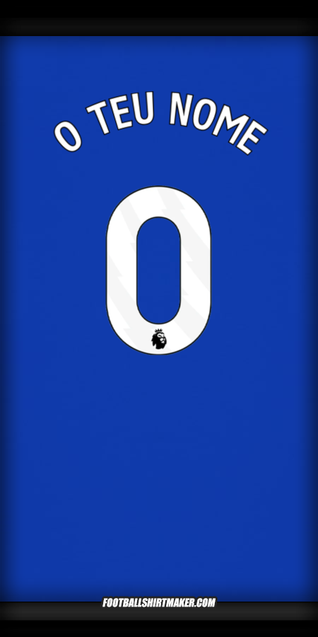 Camisola Everton FC 2024/2025 -  o teu nome - 0