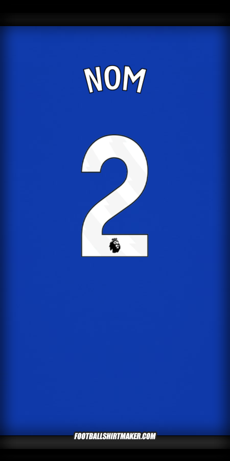 Maillot Everton FC 2024/2025 -  nom - 2