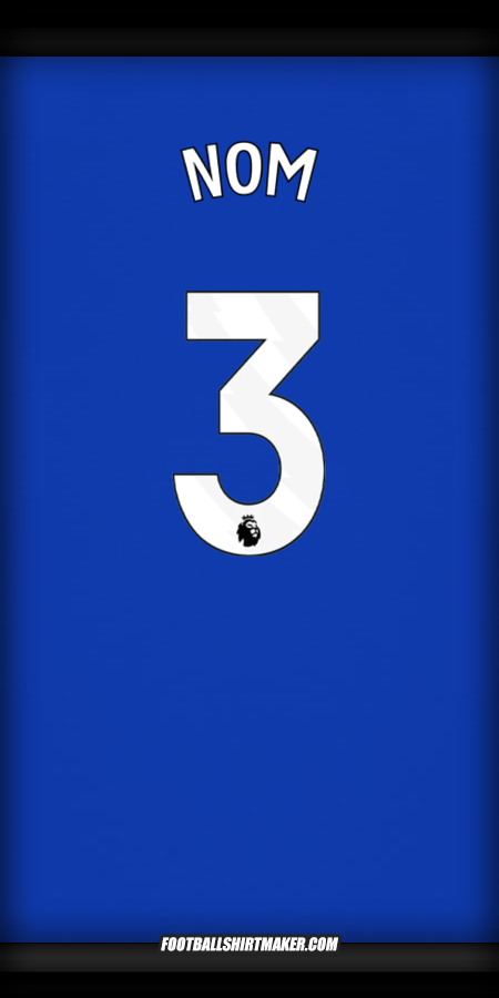 Maillot Everton FC 2024/2025 -  nom - 3