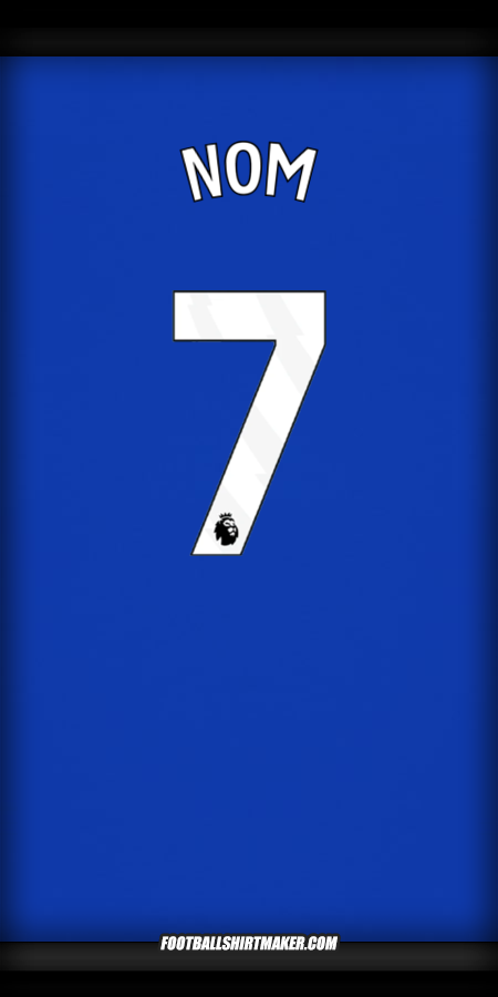Maillot Everton FC 2024/2025 -  nom - 7