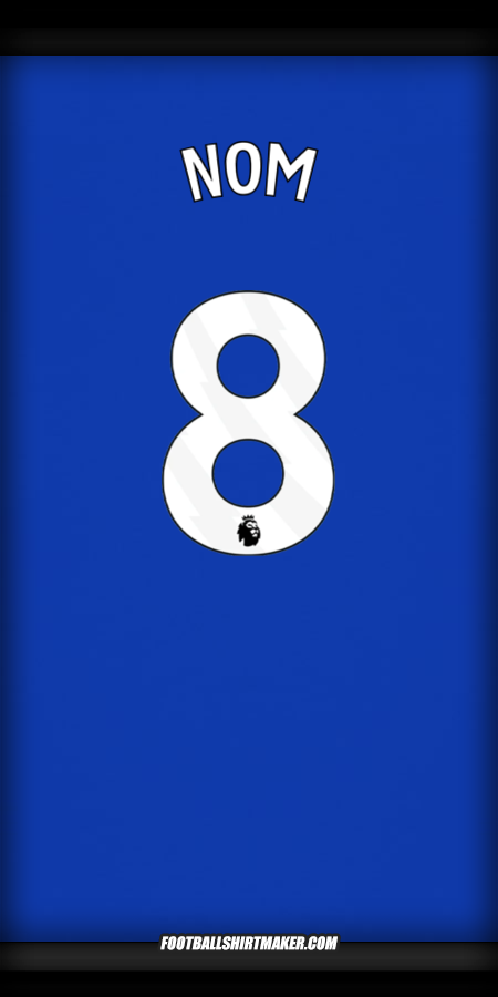 Maillot Everton FC 2024/2025 -  nom - 8