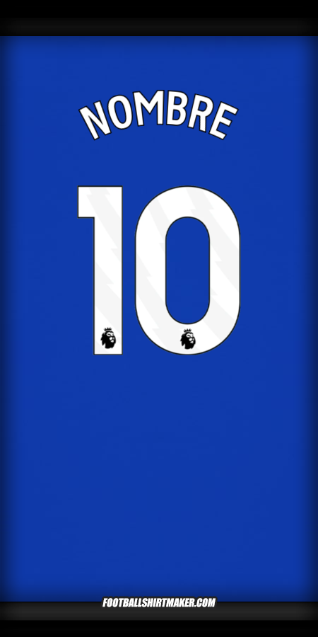 Jersey Everton FC 2024/2025 -  nombre - 10