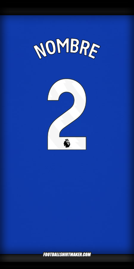 Camiseta Everton FC 2024/2025 -  nombre - 2