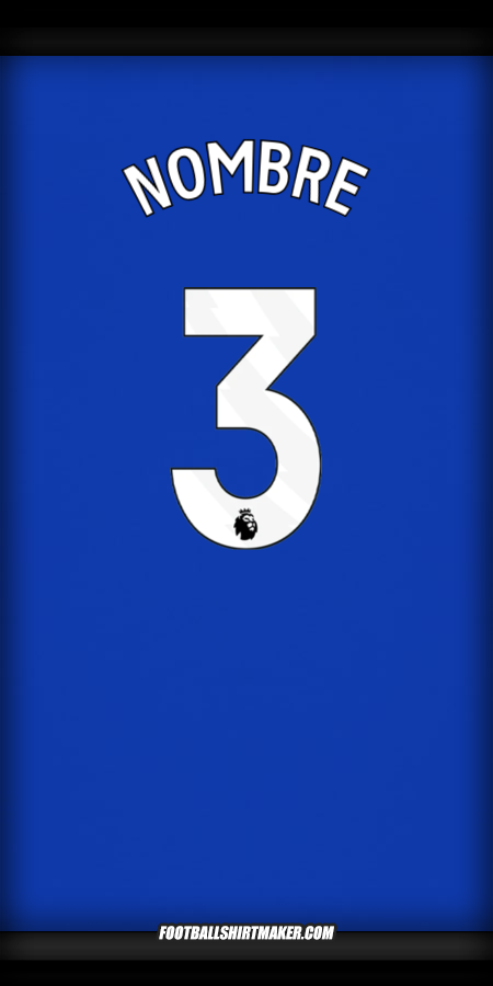 Jersey Everton FC 2024/2025 -  nombre - 3