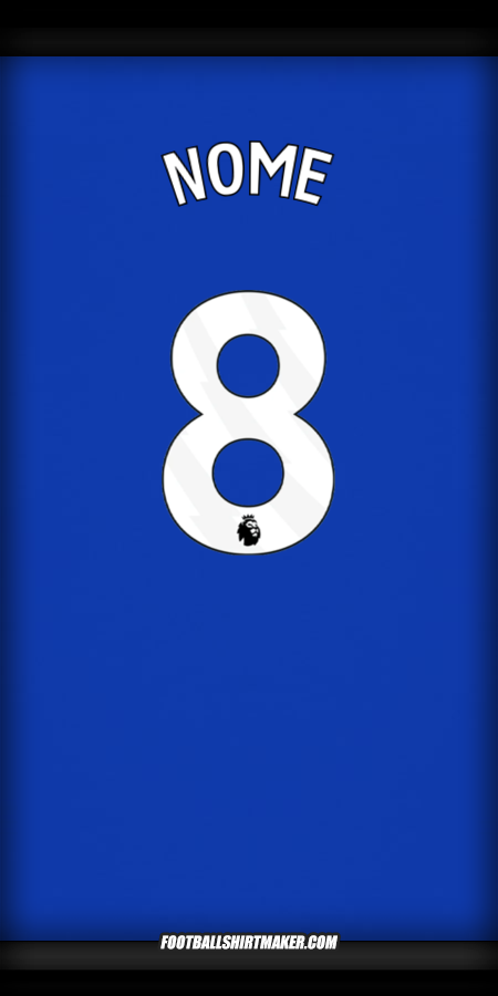 Camisa Everton FC 2024/2025 -  nome - 8