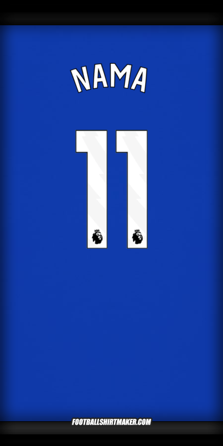 Jersey Everton FC 2024/2025 -  nama - 11
