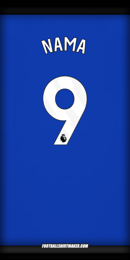 Jersey Everton FC 2024/2025 -  nama - 9