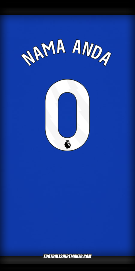 Jersey Everton FC 2024/2025 -  nama anda - 0
