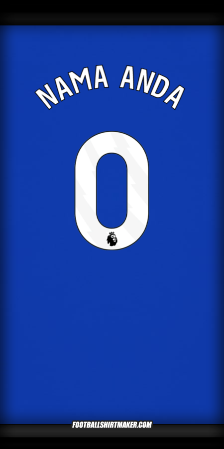 Jersey Everton FC 2024/2025 -  nama anda - 0