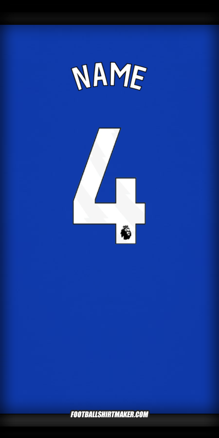 Shirt Everton FC 2024/2025 -  name - 4