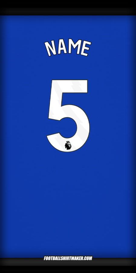 Jersey Everton FC 2024/2025 -  name - 5