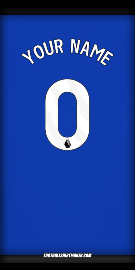 Jersey Everton FC 2024/2025 -  your name - 0