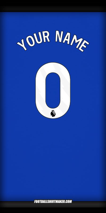 Jersey Everton FC 2024/2025 -  your name - 0