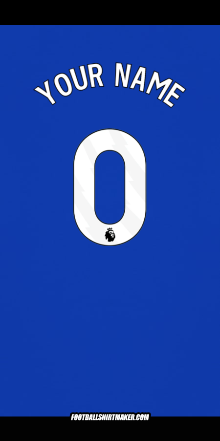 Jersey Everton FC 2024/2025 -  your name - 0