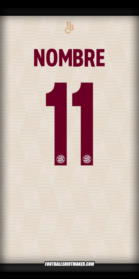 Jersey FC Bayern Munchen UCL 2024/2025 -  nombre - 11