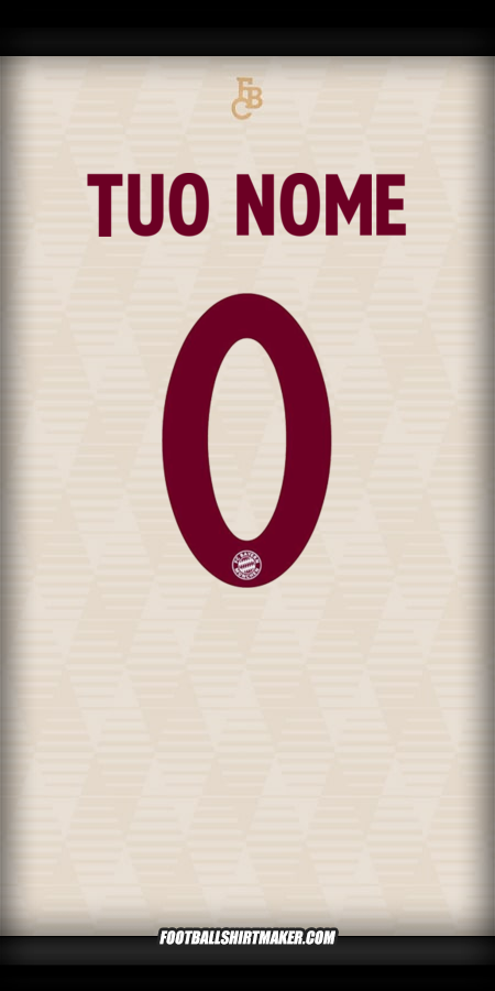 Maglia FC Bayern Munchen 2024/2025 UCL -  tuo nome - 0