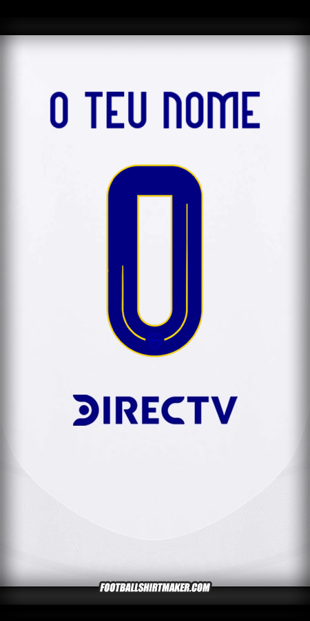 Camisola Boca Juniors 2024/2025 Alternativa -  o teu nome - 0