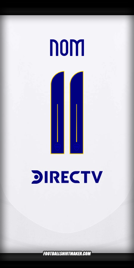 Maillot Boca Juniors 2024/2025 Extérieur -  nom - 11
