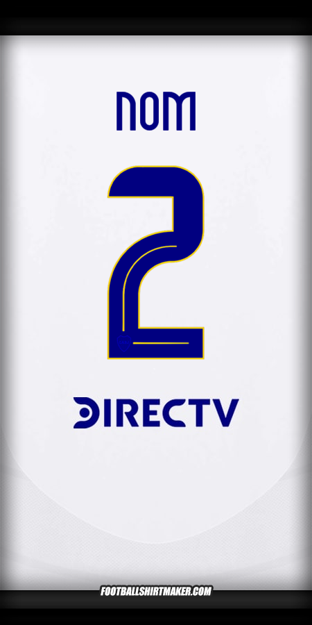 Maillot Boca Juniors 2024/2025 Extérieur -  nom - 2