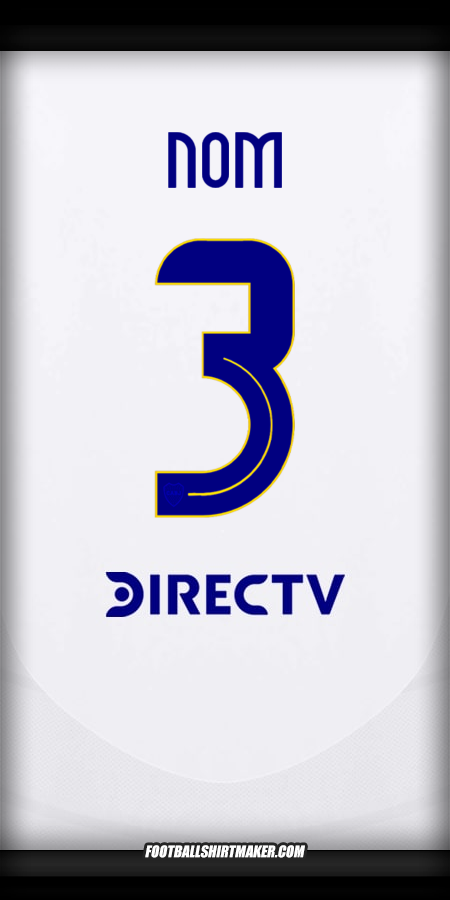Maillot Boca Juniors 2024/2025 Extérieur -  nom - 3