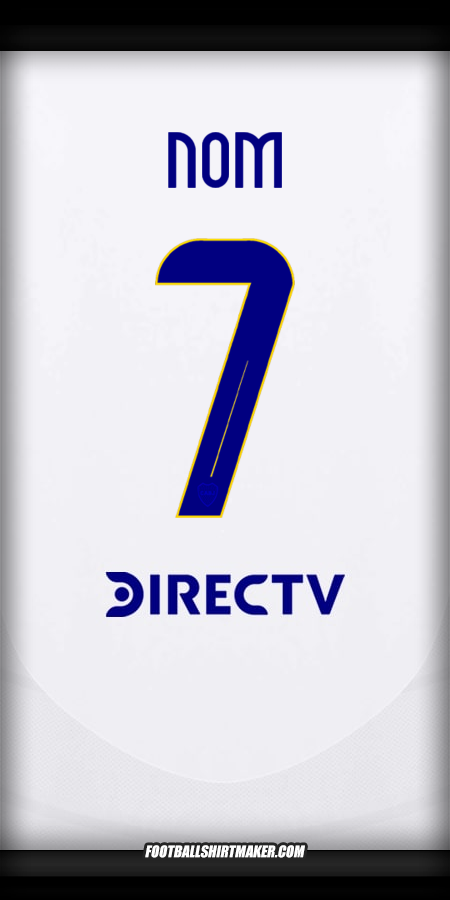Maillot Boca Juniors 2024/2025 Extérieur -  nom - 7