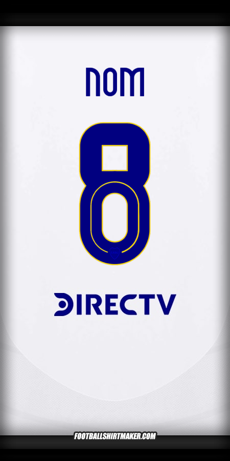 Maillot Boca Juniors 2024/2025 Extérieur -  nom - 8