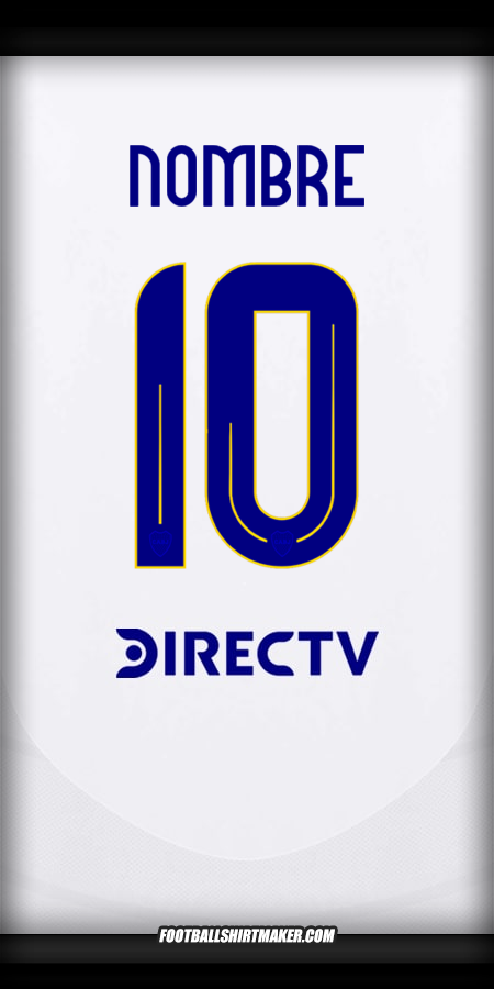 Jersey Boca Juniors 2024/2025 Visita -  nombre - 10