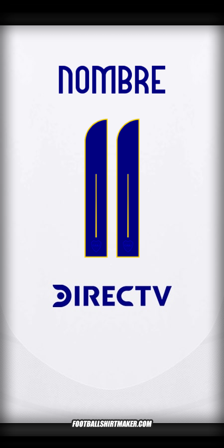 Camiseta Boca Juniors 2024/2025 Visita -  nombre - 11