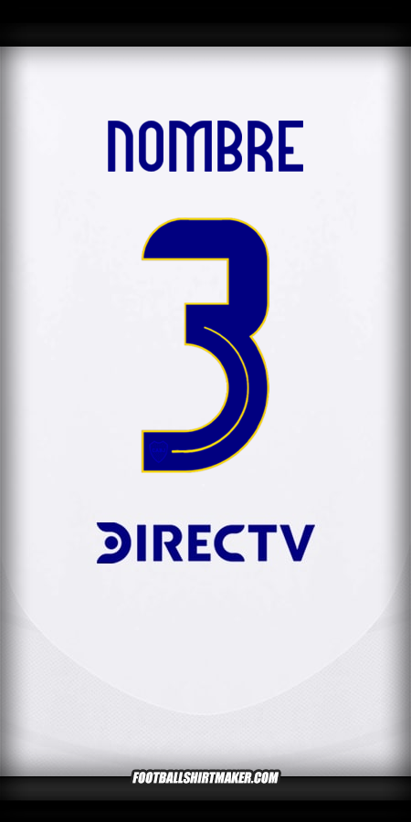 Jersey Boca Juniors 2024/2025 Visita -  nombre - 3