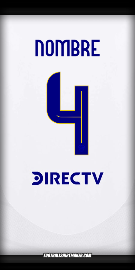 Jersey Boca Juniors 2024/2025 Visita -  nombre - 4