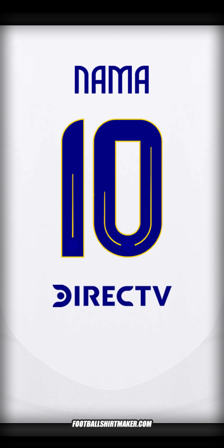 Jersey Boca Juniors 2024/2025 Alternatif -  nama - 10
