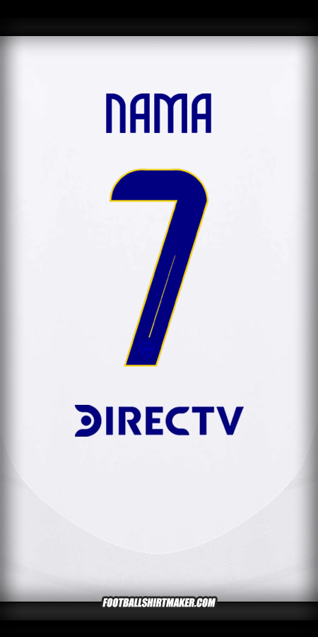 Jersey Boca Juniors 2024/2025 Alternatif -  nama - 7