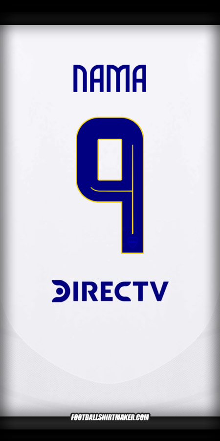 Jersey Boca Juniors 2024/2025 Alternatif -  nama - 9